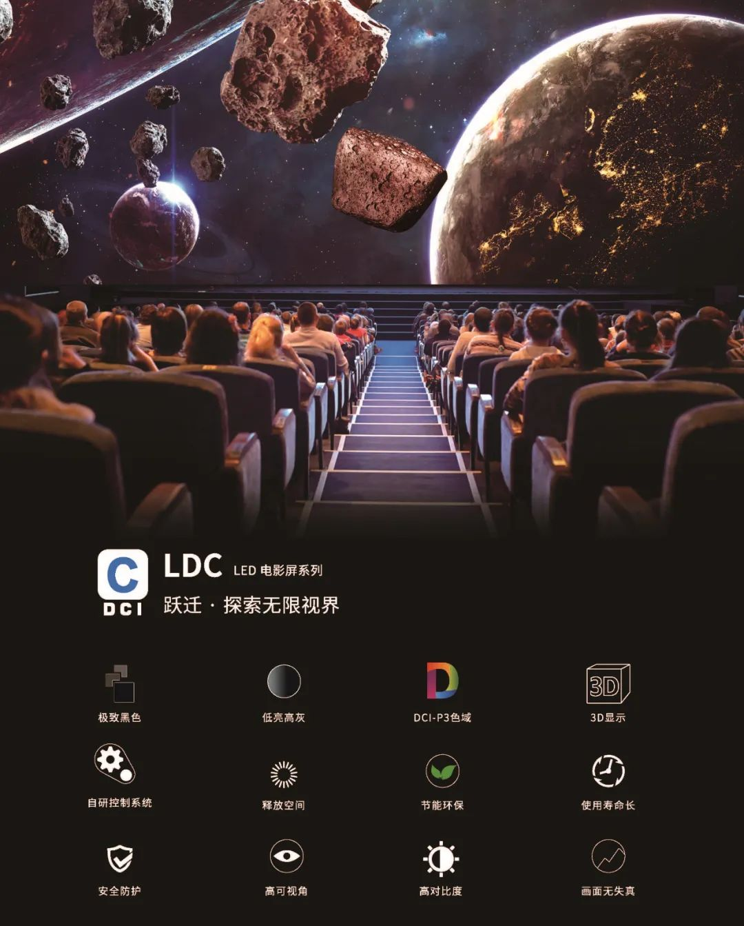 “自研+合作”全面开花,zoty中欧官方成业内LED电影屏通过DCI认证最多企业